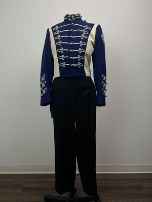 Women's Royal Blue and Cream Band Uniform