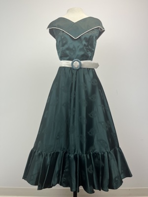 1950's Emerald Green Cocktail Dress