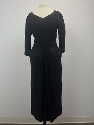 Vintage 1940's Black Cocktail Dress