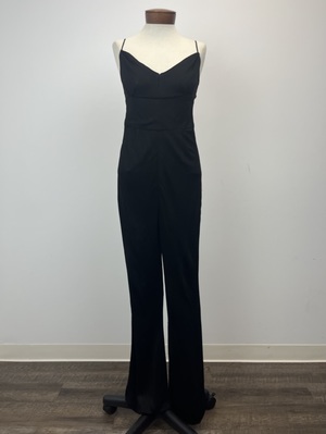Vintage 1970's Black Jumpsuit