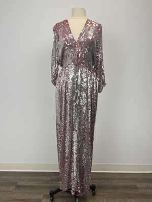 Vintage 1970's Sequin Disco Gown