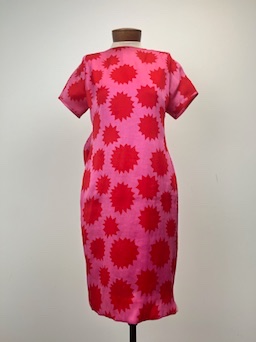 Vintage 1980's Pink and Red Cocktail Dress