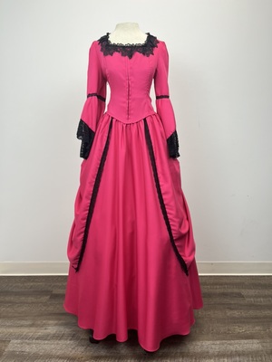 Bright Pink 18th Century Gown