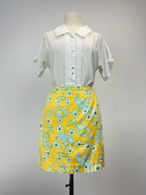 Yellow and Turquoise Lilly Pulitzer Skirt