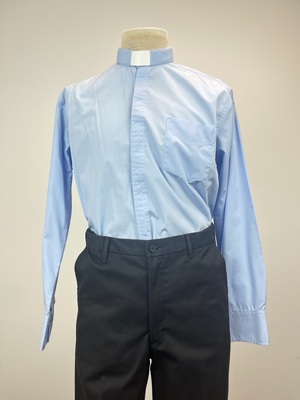 Clergy Blue Shirt and Pants