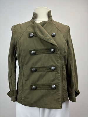 Women's Olive Green Canvas Jacket