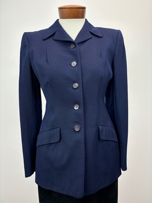 Women's Vintage Navy Blue Jacket