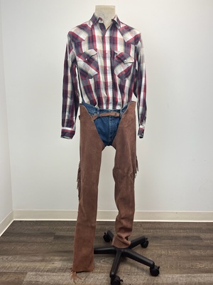 Chocolate Brown Suede Chaps