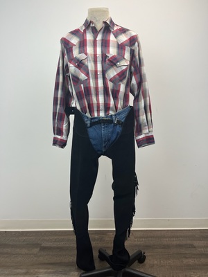 Black Suede Chaps