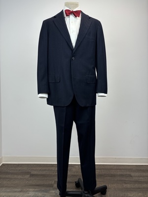 Brooks Brothers Navy Pinstripe Suit 42R 