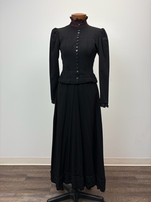 Black Victorian Day Dress