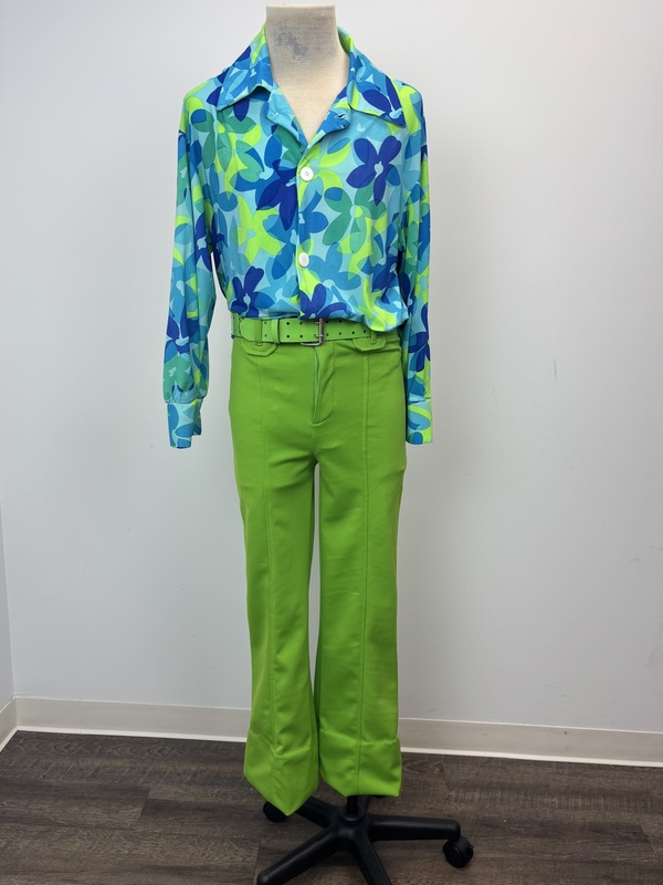 Exquisite Costumes:: Mamma Mia ABBA Inspired Men's Green Disco Outfit Rental Exquisite Costumes:: Mamma Mia ABBA Inspired Men's Green Disco Outfit Rental