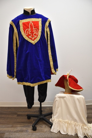 Blue Velvet Royal Guard/Musketeer Costume
