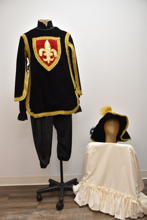 Black Velvet Royal Guard/Musketeer Costume 