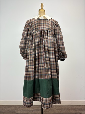 Child's Victorian Plaid Dress
