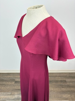 sachin and babi light blue dress Black Short Cape Dress Betsy & Adam Plus Size Chiffon Capelet Sheath Dress