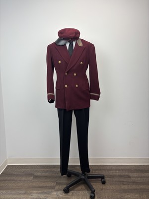 Vintage Maroon Doorman Uniform