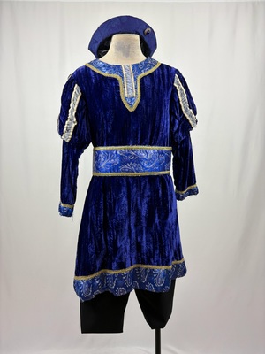 Blue Velvet Medieval / Renaissance Mens Costume
