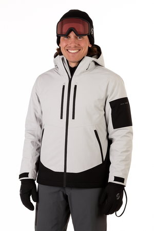 LOHEN ボトルネック レイヤードブルゾン　ホワイト Men's Standard Package
