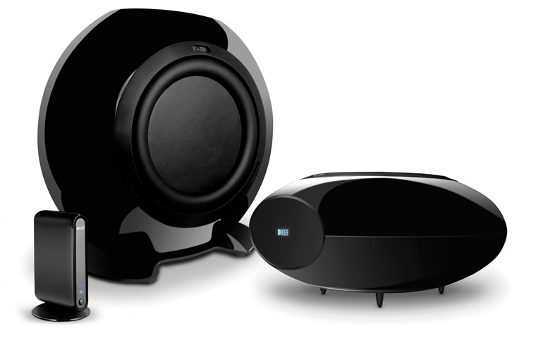 KEF HTF8003 Front Speaker & HTB2SE-W Wireless Subwoofer (TPV