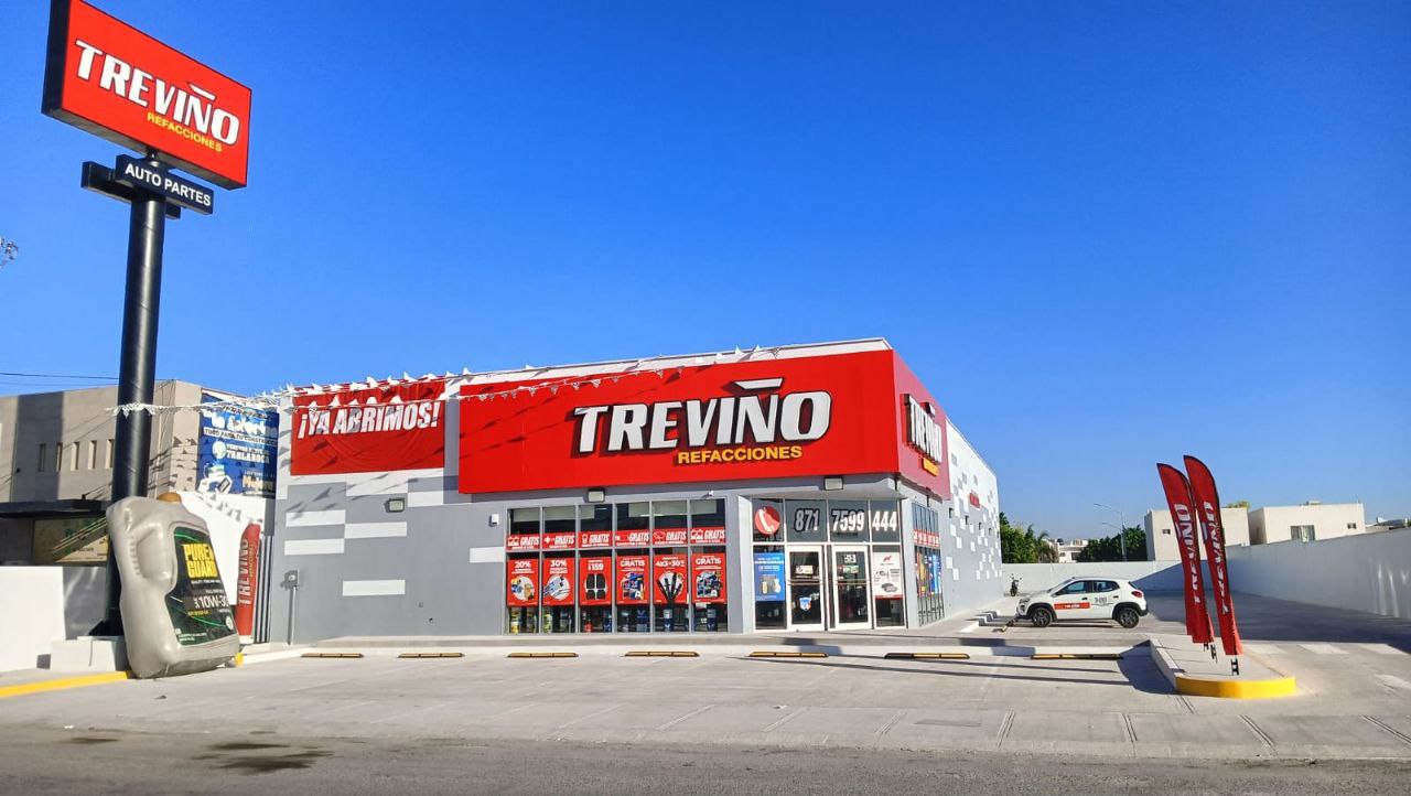Fachada de la sucursal Prol. Juárez de Treviño Refacciones en Torreón