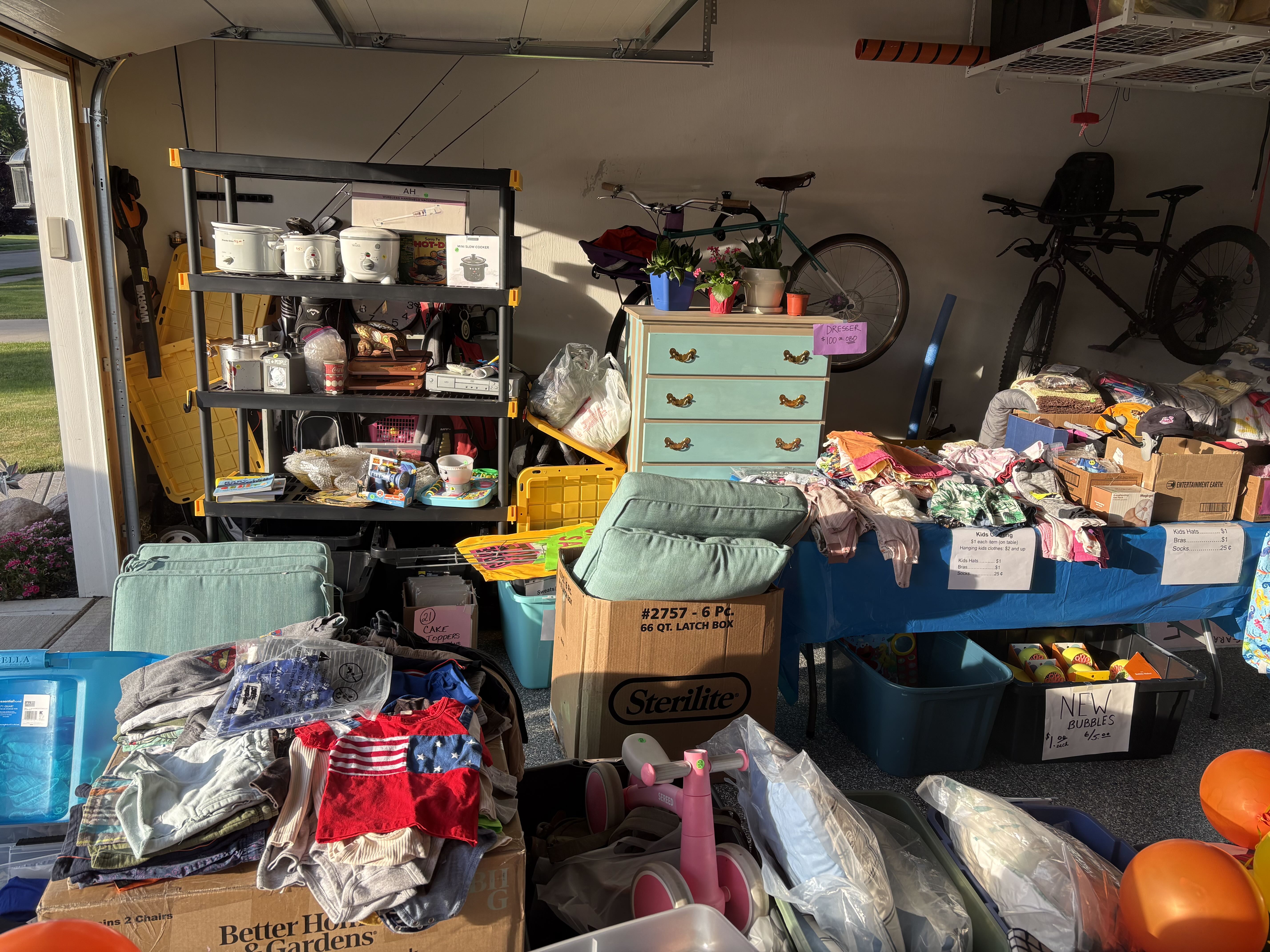 Multi-family garage sale photo