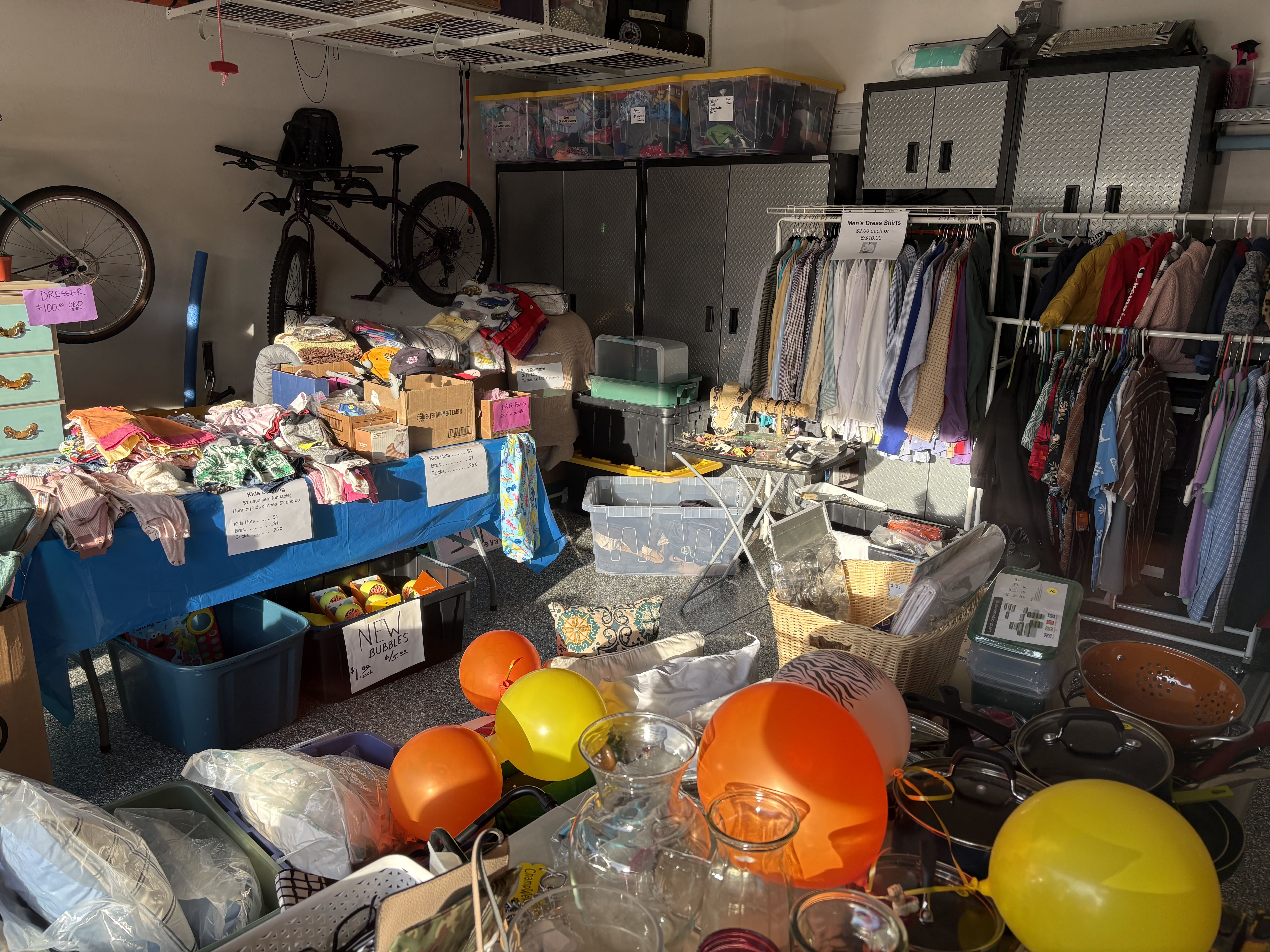 Multi-family garage sale photo