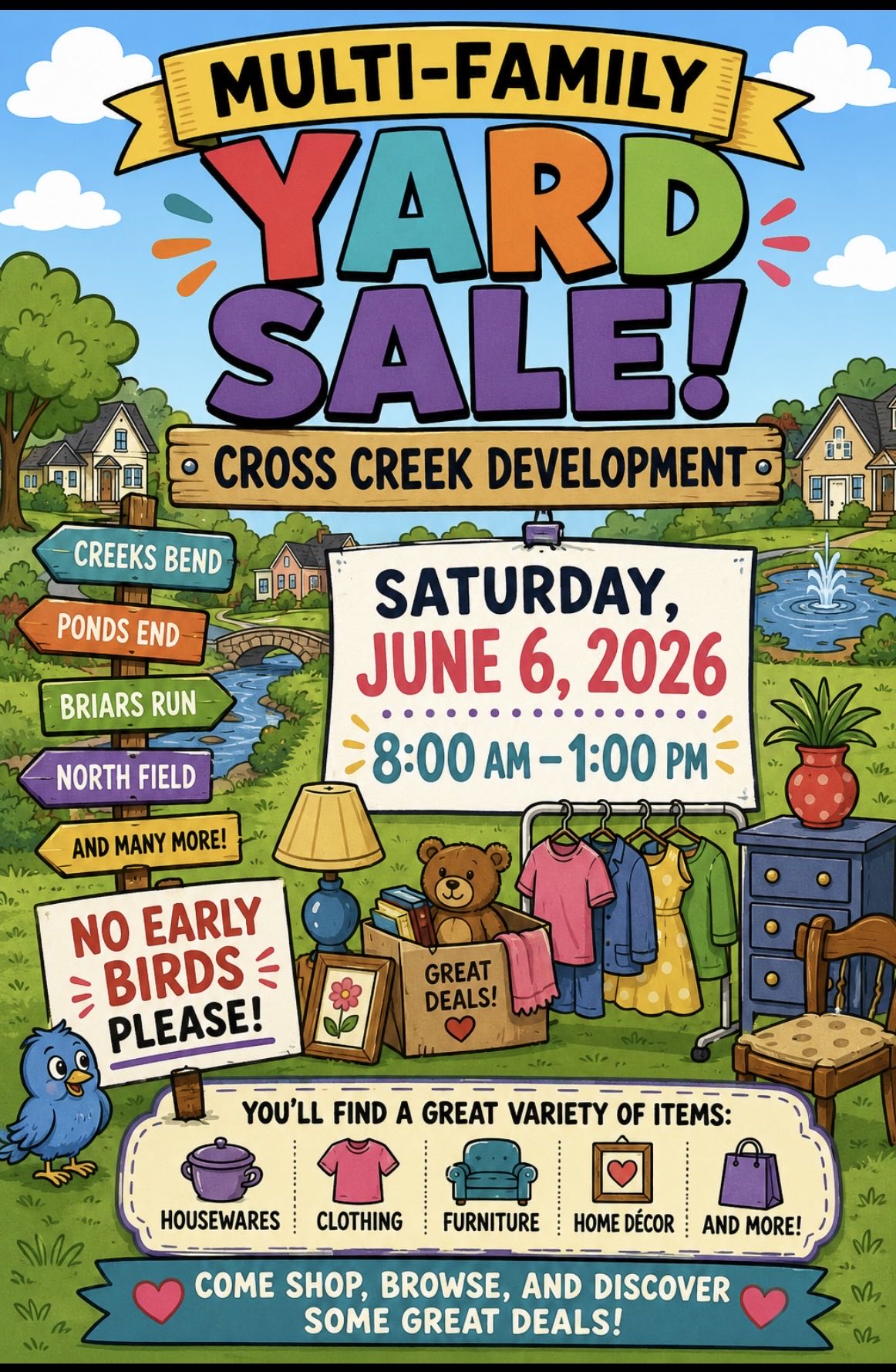 multi family yard sale