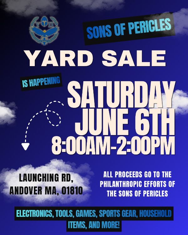 Yard Sale - Sons of Pericles Lowell Chapter photo