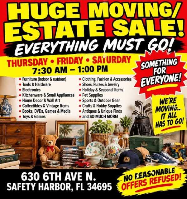 Estate/Moving Sale