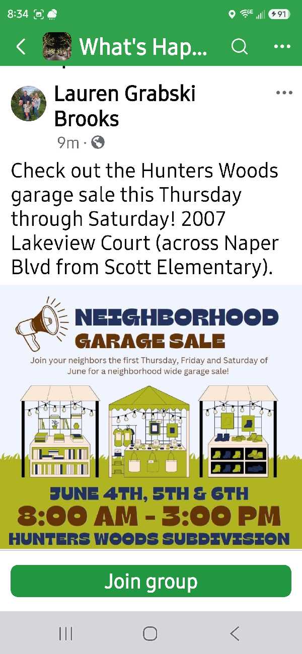 Hunters Woods Community Sale photo