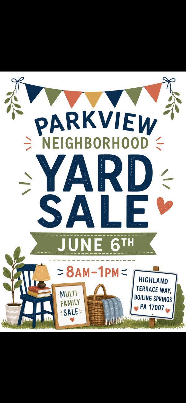 Parkview at Boiling Springs Neighborhood Yard Sale cover