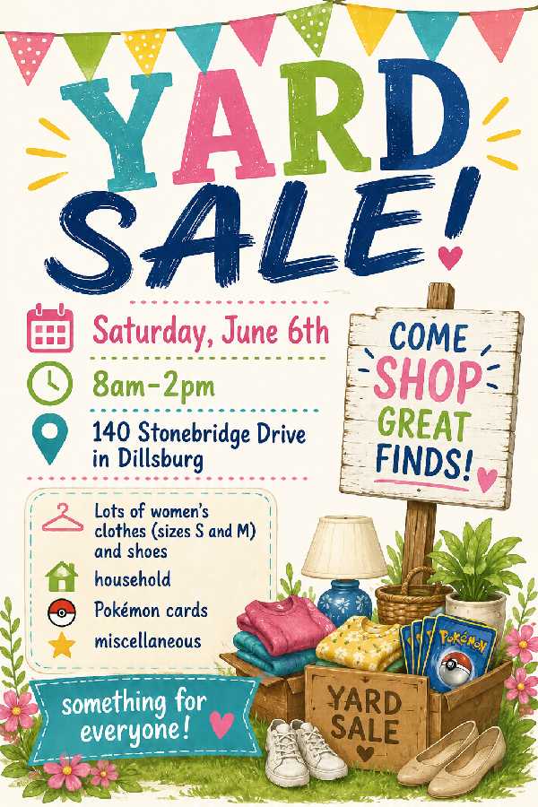 Multi-family Yard Sale photo