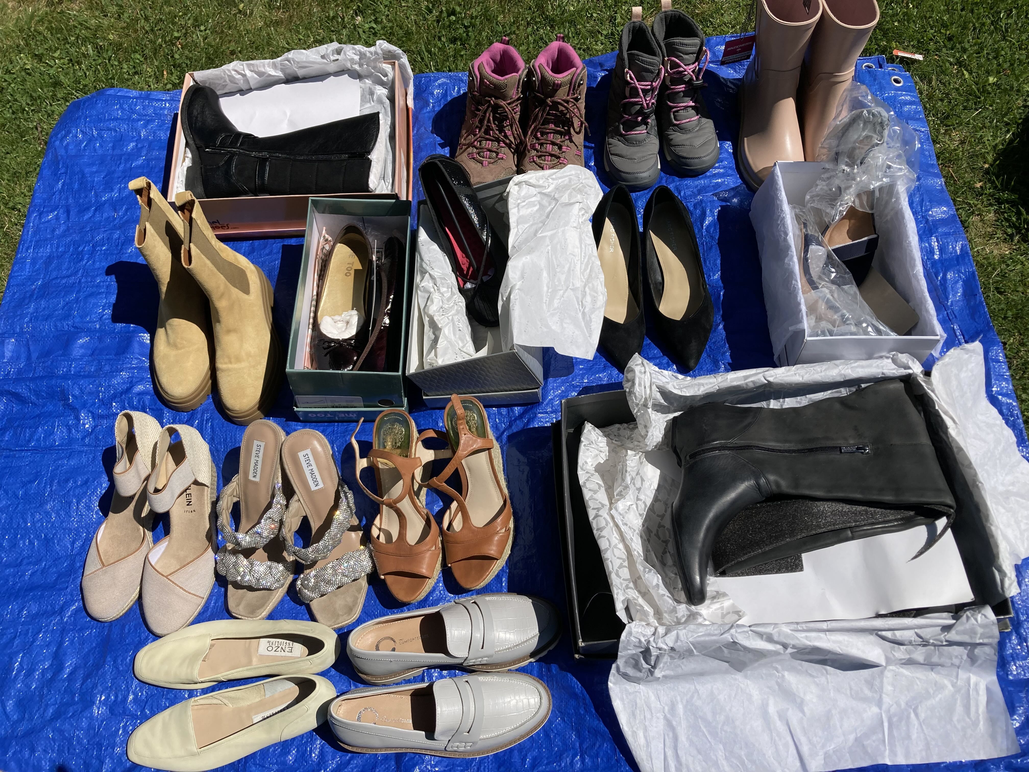 Sat 6/6 9am: Women’s Clothes, Shoes, Bags $5-10 photo