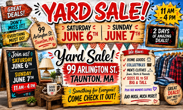 π₯ HUGE MULTI-FAMILY YARD SALE! π₯ photo