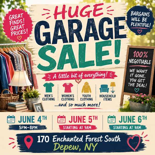 yard sale!