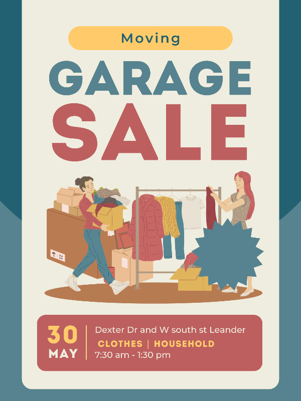 MOVING SALE 3/30