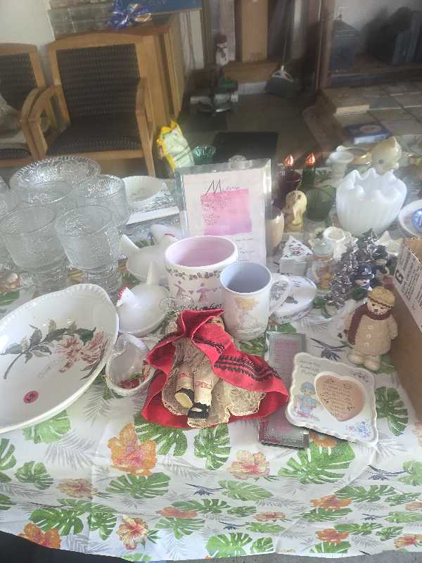 Garage sale Friday and Saturday 9 to 3 photo