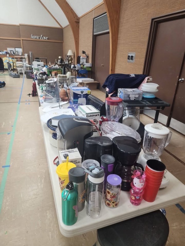Large church rummage sale photo