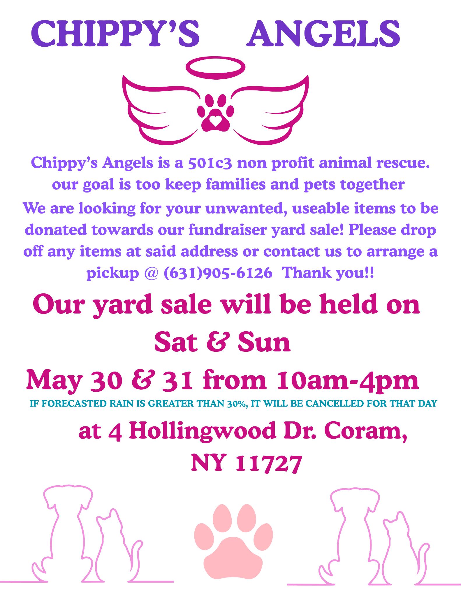 charity yard sale
