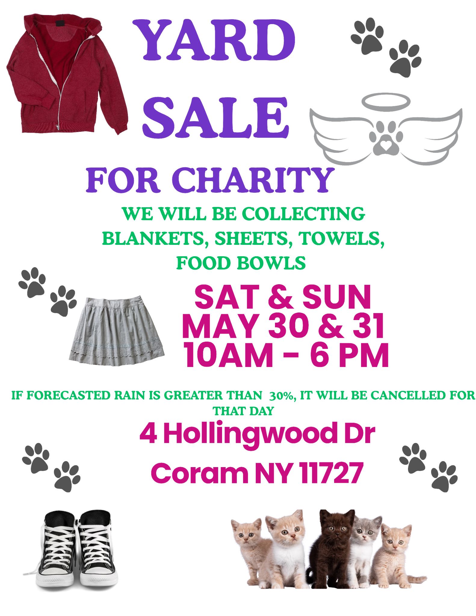 charity yard sale photo