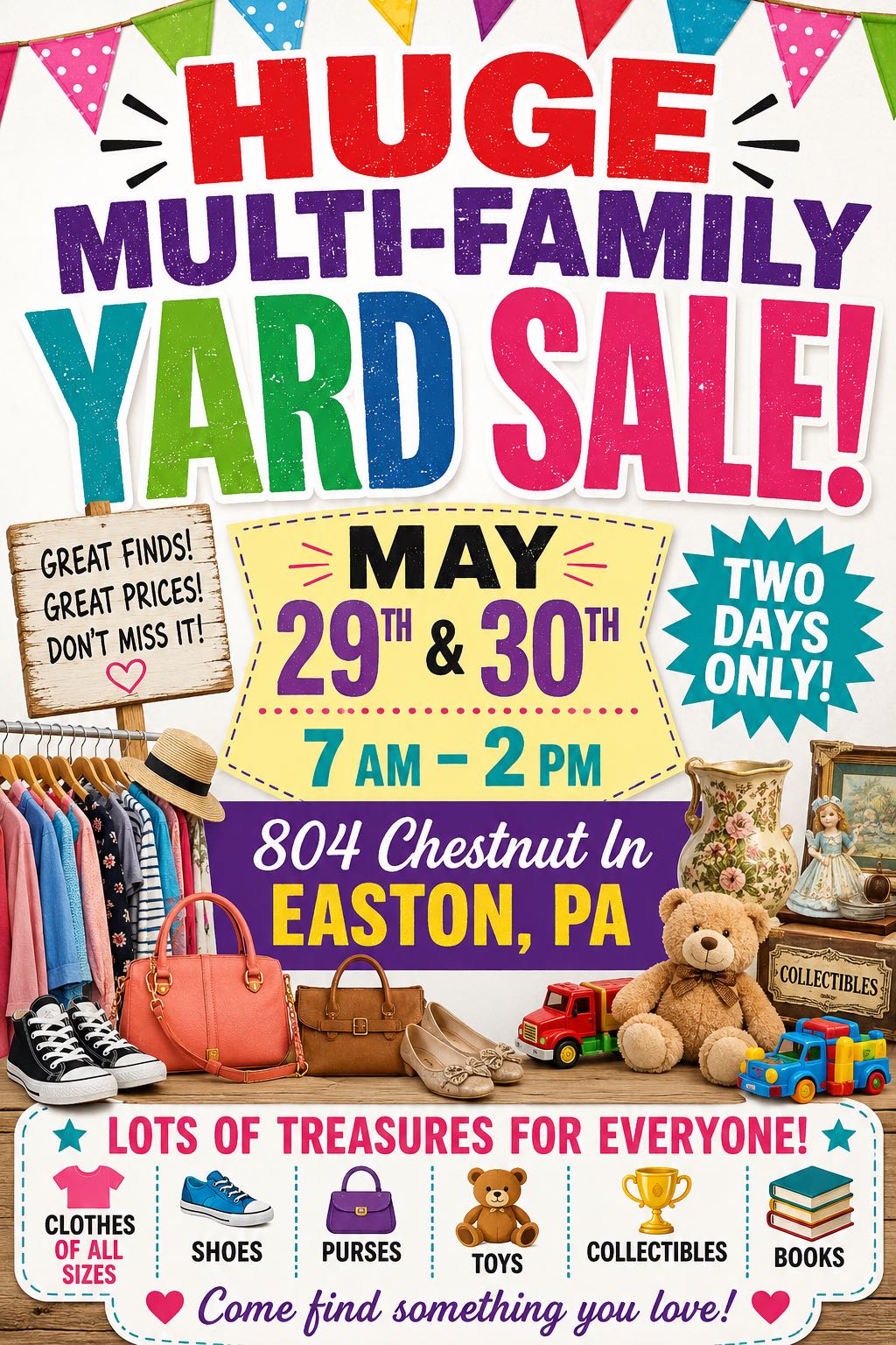 multi house yard sale 7-2 photo