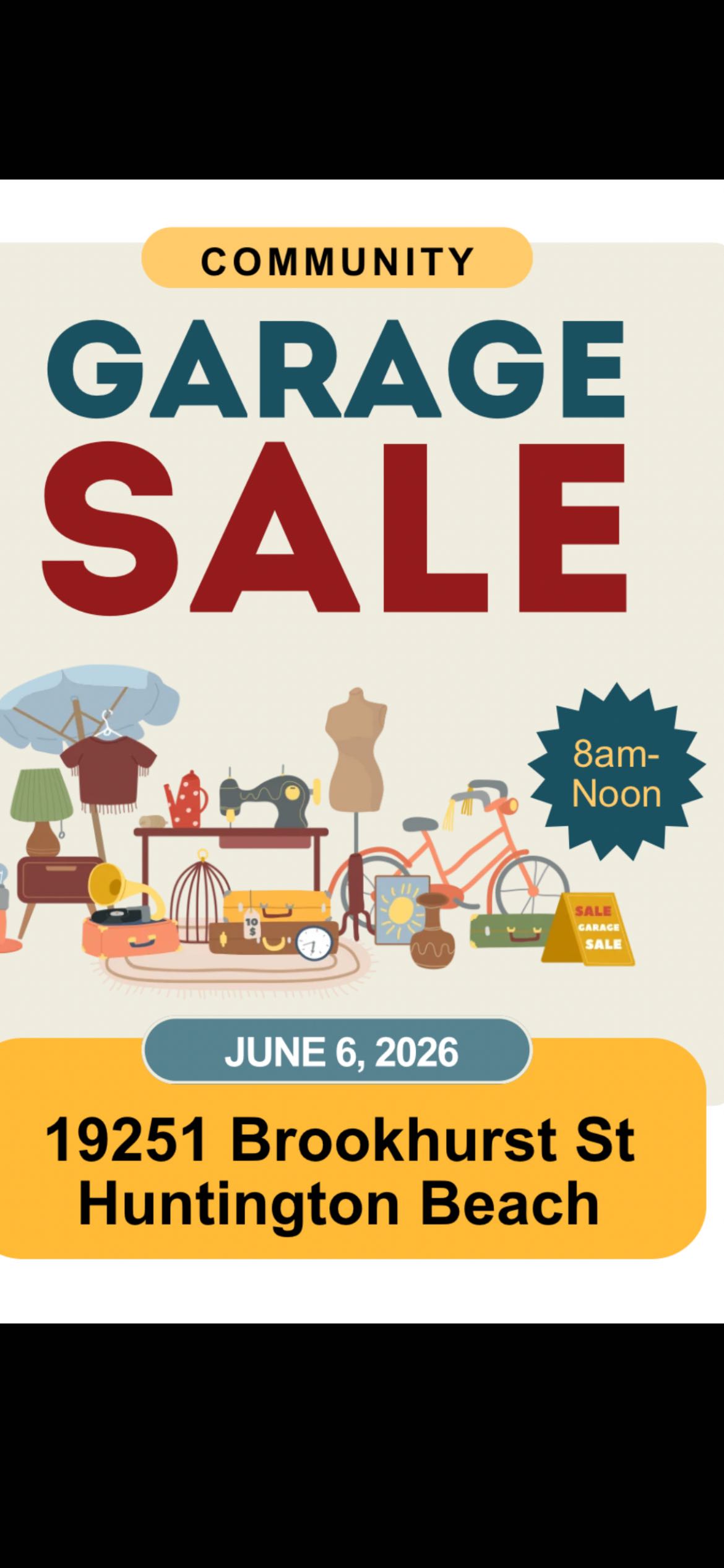 community garage sale photo