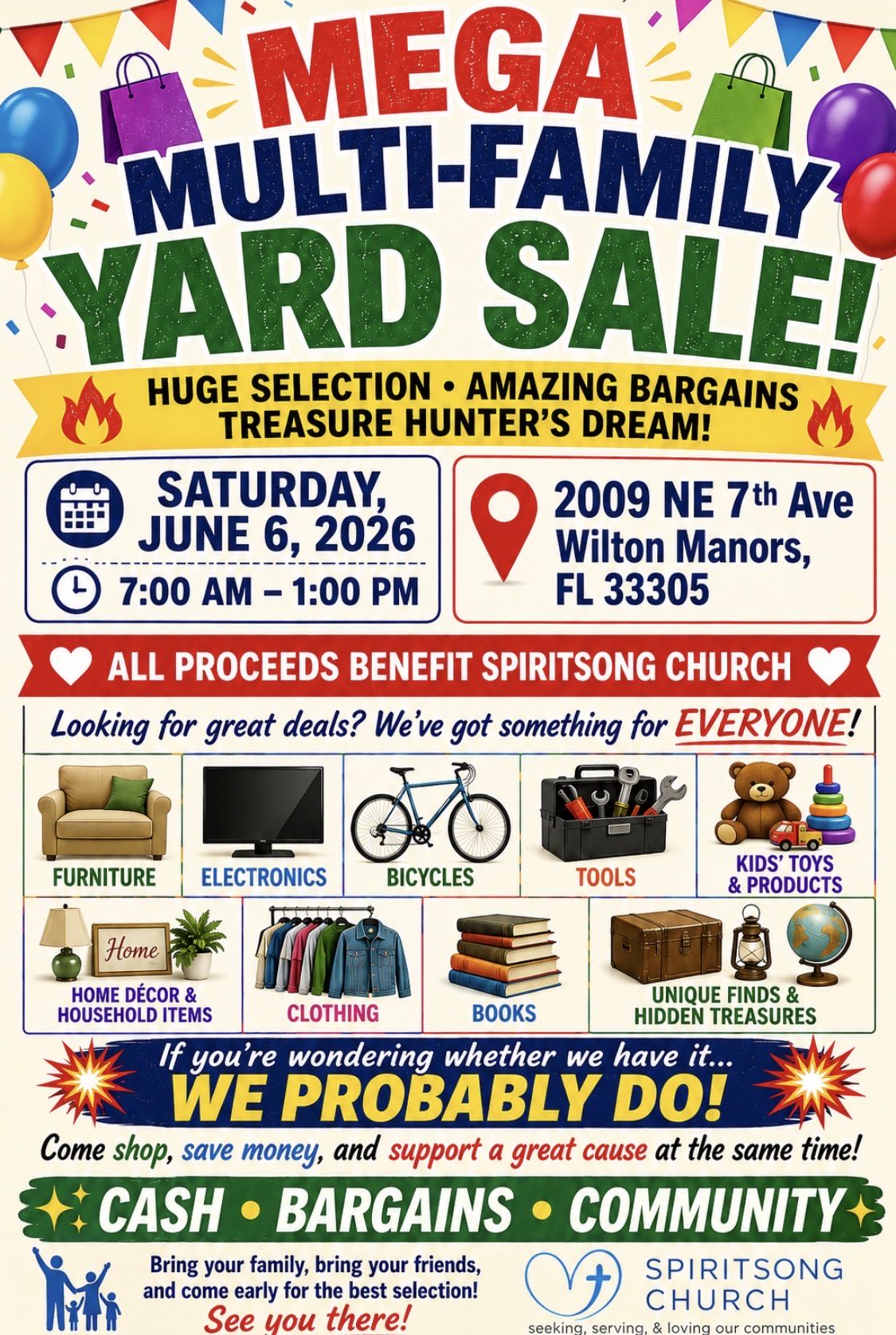 MEGA MULTI-FAMILY YARD SALE photo