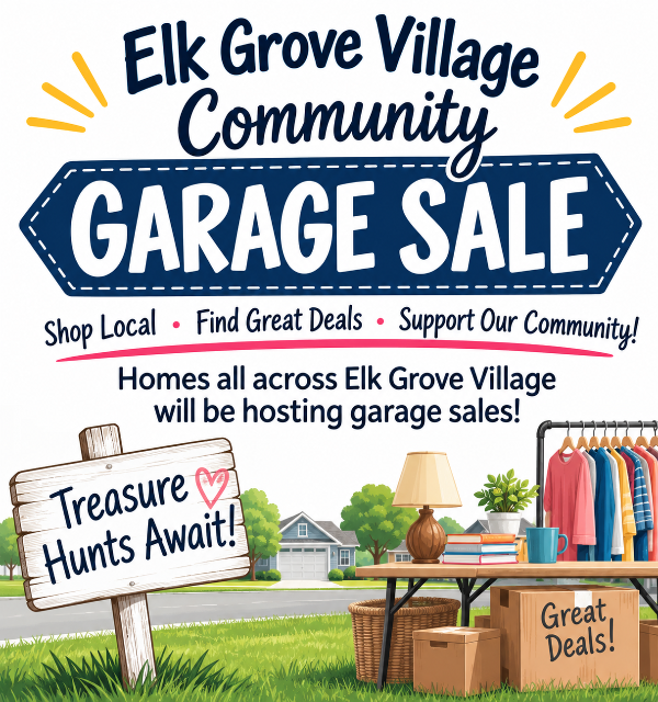 Elk Grove Village Community Garage Sales! 86 Homes! cover