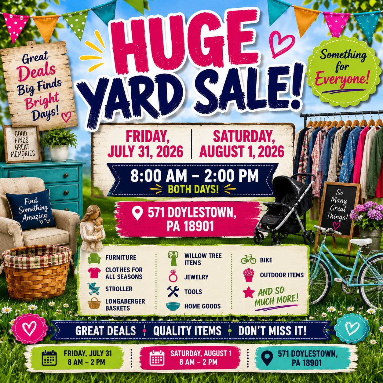 Huge Yard Sale photo