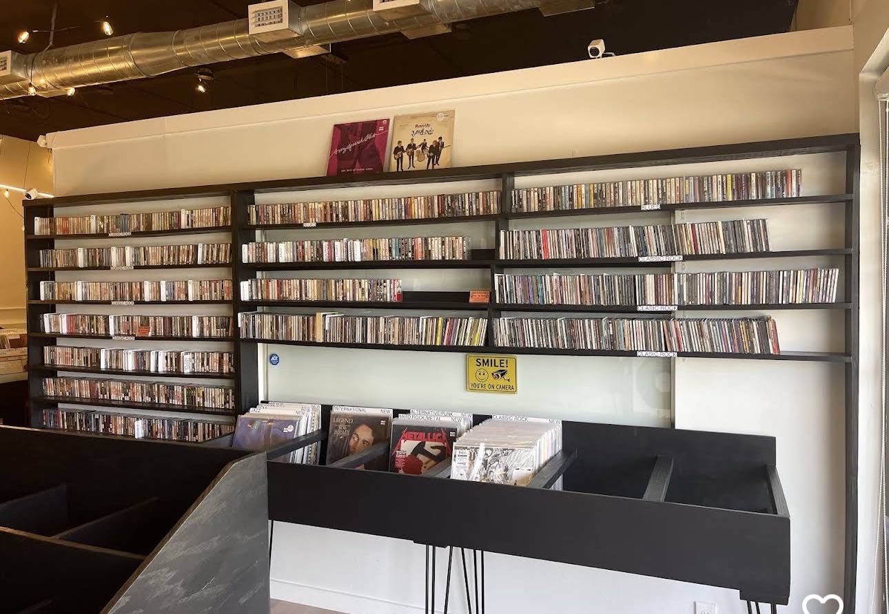 CDs vinyl cassette tapes on sale this Saturday and Sunday photo