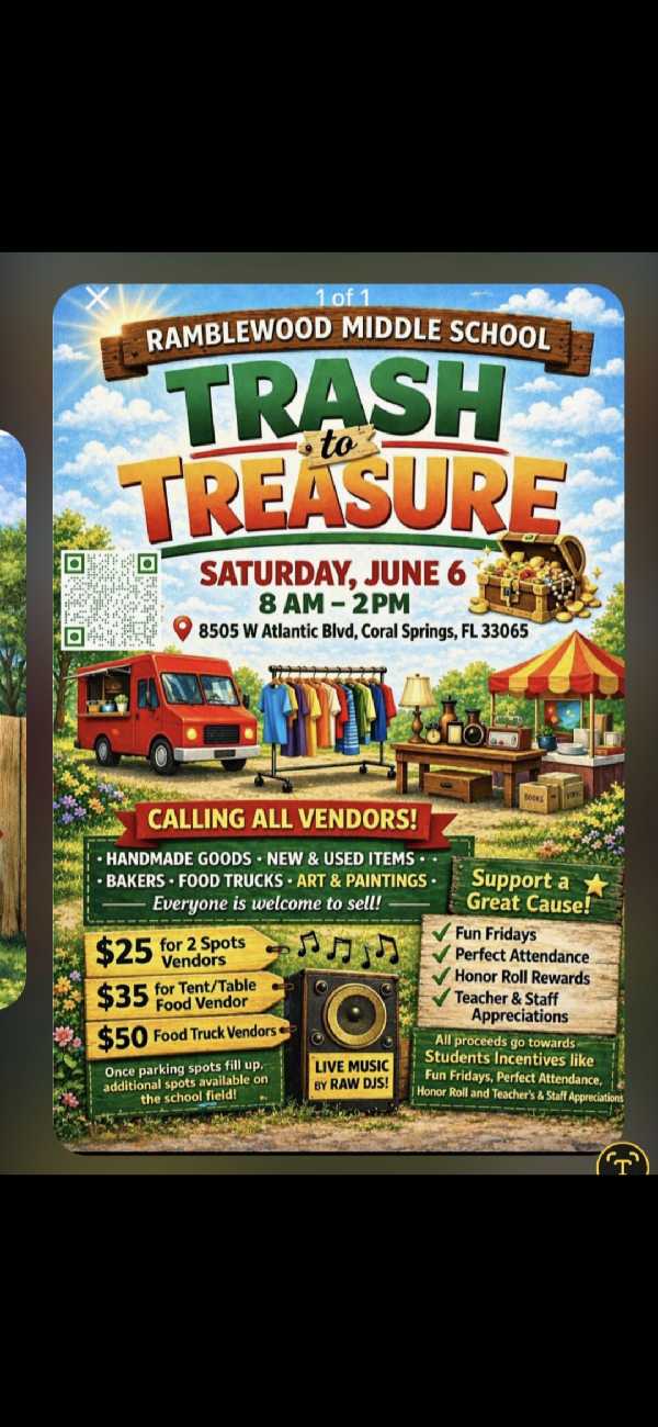 Ramblewood Middle School Community Flea Market photo
