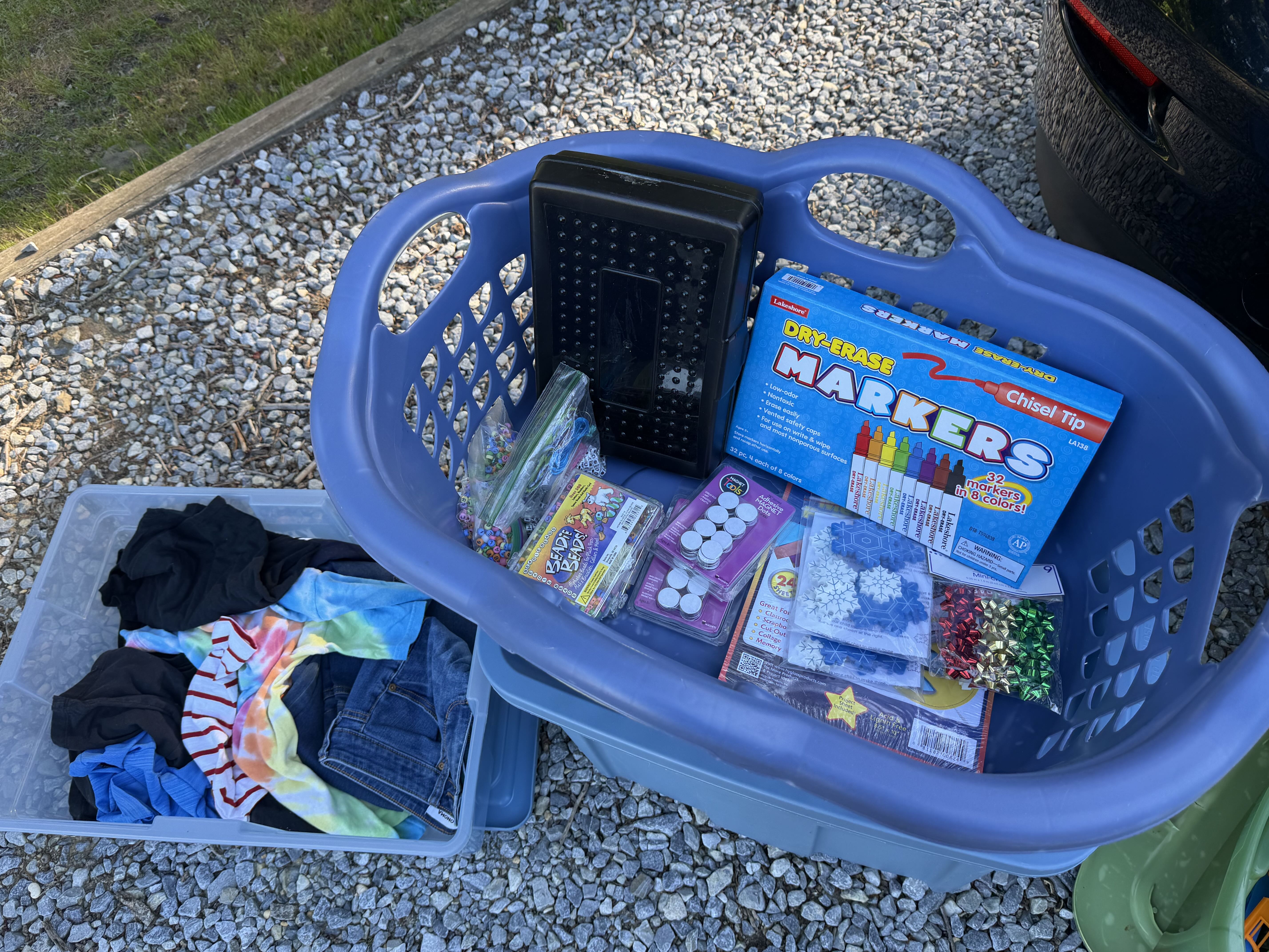 teacher and house clean out photo