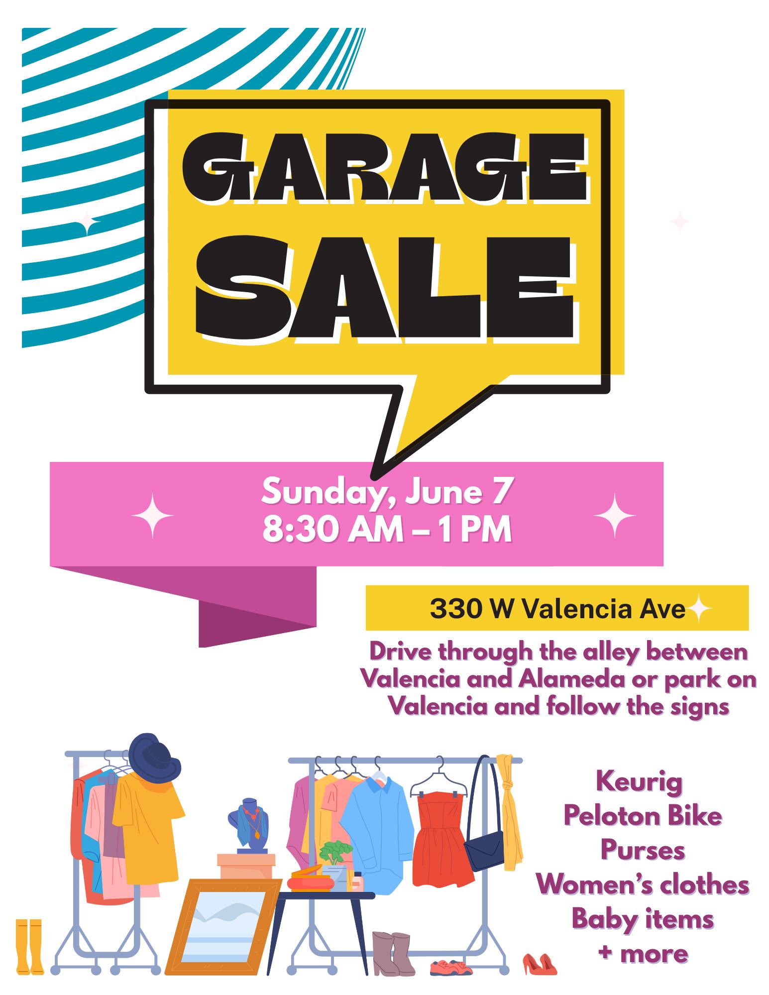 GARAGE SALE IN ALLEYWAY photo